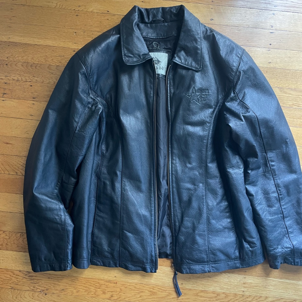 Vintage Black Leather Jacket